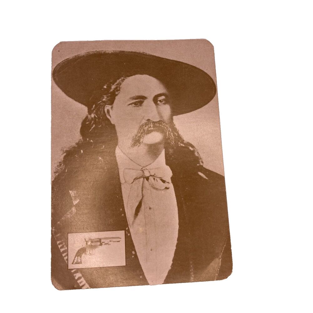 Wild Bill Hickok Old West Collectors Series Postcard VTG Western Unposted